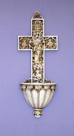 The True Church Cross Holy Water Font 153//280